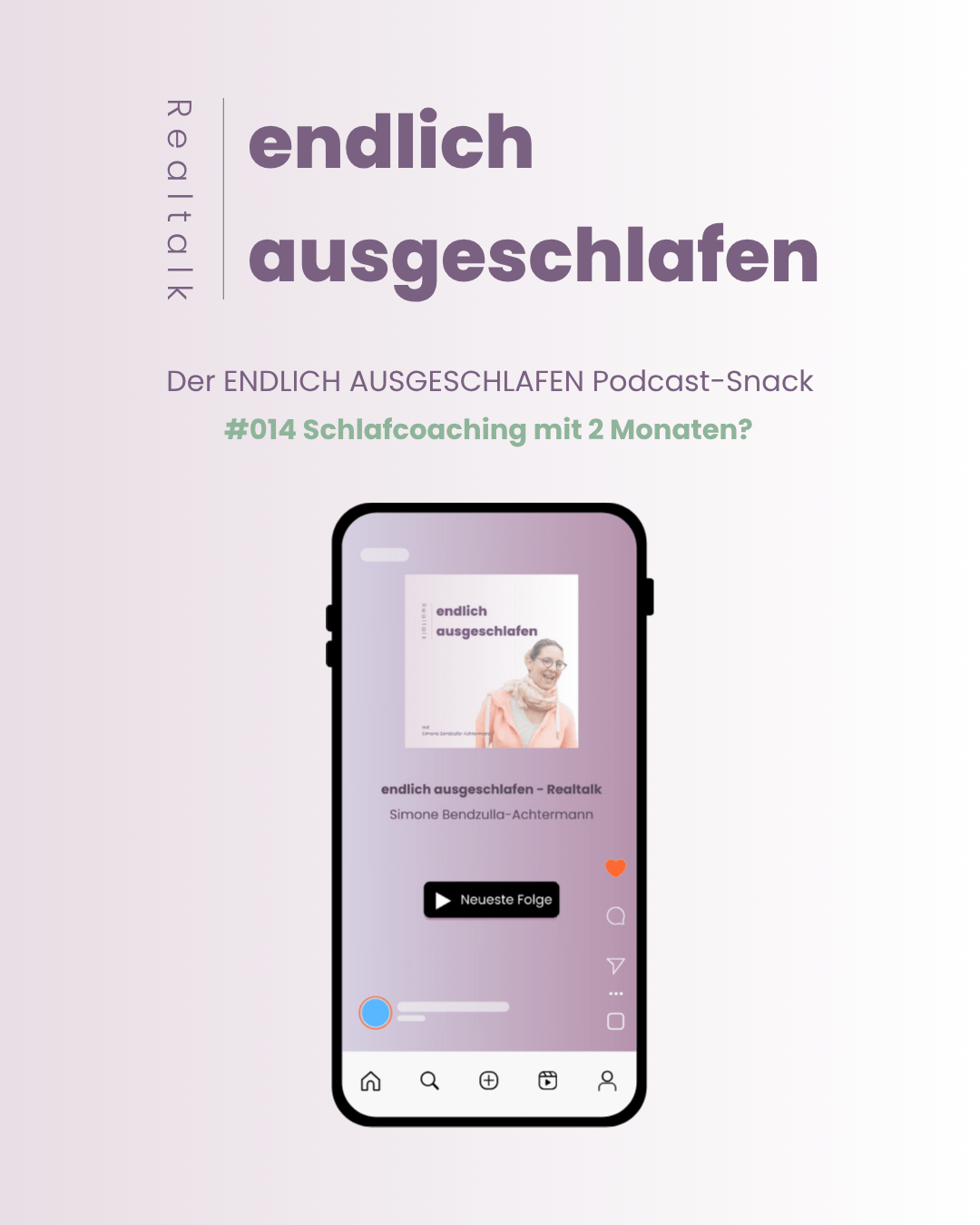 Podcast - Schlafcoaching mit 2 Monaten? I Simone Bendzulla-Achtermann