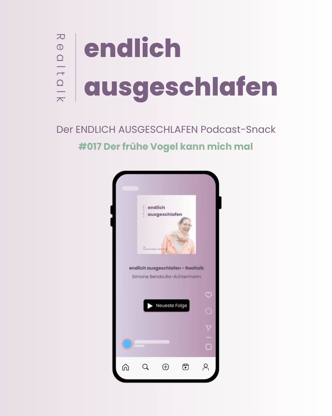 Podcast - Der frühe Vogel kann mich mal I Simone Bendzulla-Achtermann