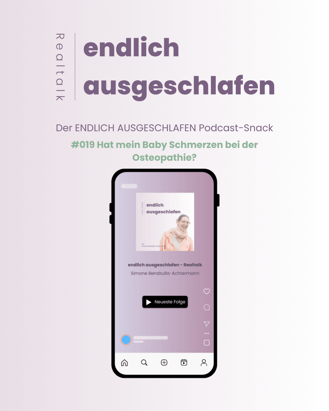 Blog-Pod endlich ausgeschlafen I Hat mein Baby Schmerzen bei der Osteopathie?