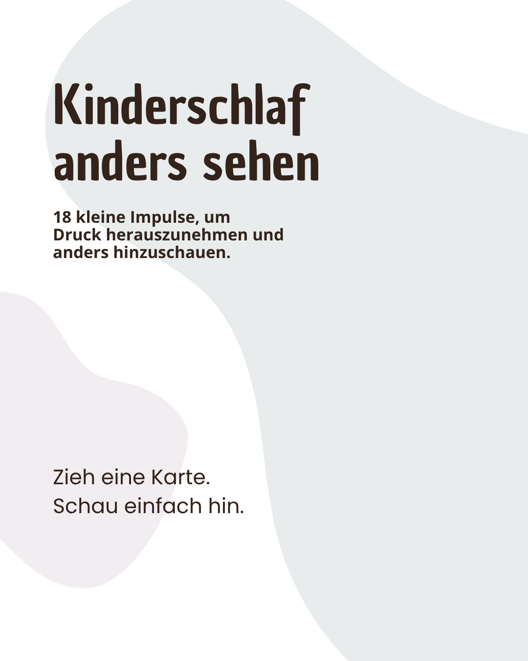 Schlafspuren Reflexionskarte